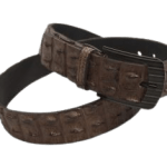 a very strong men belt made in crocodile material