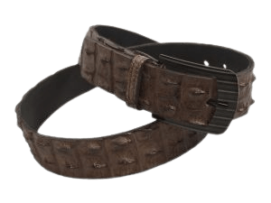 a very strong men belt made in crocodile material