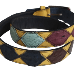 ostrich multicolored women belt